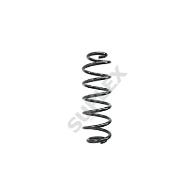 Image of 1K0511115BS, 1K0511115BT Coil spring SUPLEX 39418 Rear Axle with constant wire diameter blue, yellow (2x) VOLKSWAGEN: CC, Jetta 4, Golf 6