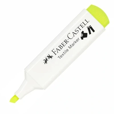 Image of Faber Castell Textile marker neon yellow