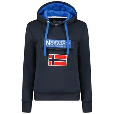 Image of Geographical Norway Gadrien Lady Women&#039;s Zip Hoodie Pockets Sweatshirt Sweater Warm Jacket Spring Summer Autumn Winter Season (Navy Blue XXL)