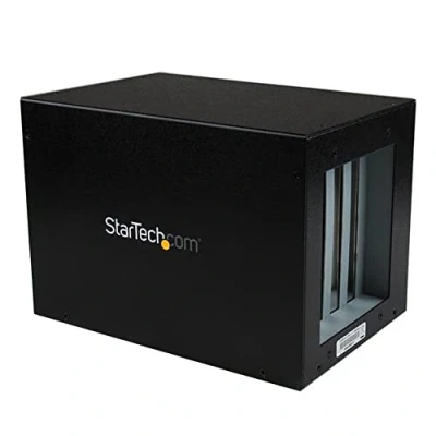 Image of StarTech.com PCI Express to 4 slot expansion System PCIeo box External chassis (PEX2PCI4), black