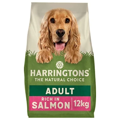 Image of Harringtons Complete Dry Adult Dog Food Salmon &amp; Potato 12 kg Made with All Natural Ingredients