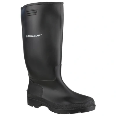 Image of Dunlop Unisex Adult Pricemastor Wellington Boots, Black, 3 UK