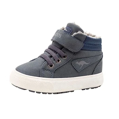 Image of KangaROOS Kavu III Unisex Kids Sneaker, Blue Dark Navy Grey 423, 27 EU