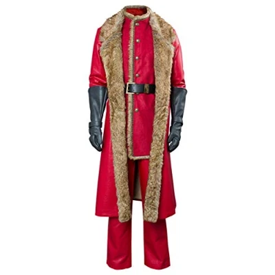Image of Fortunezone The Christmas Chronicles Santa Claus Clothing Cosplay Costume Theme Party Carnival (L, Red)