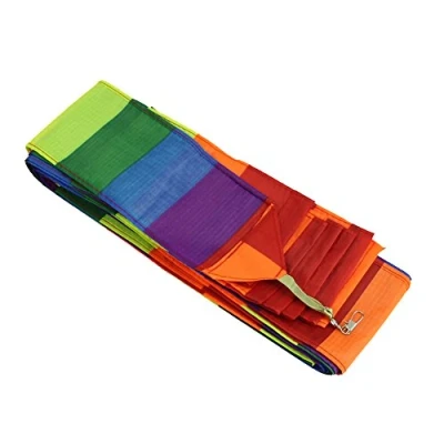Image of Bottam Super Nylon Stunt Kite Tail Rainbow Line Accessory Kids Toy (049182)