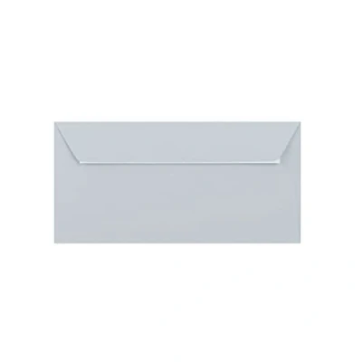 Image of DL Coloured Envelopes for Greeting Cards Wedding Invitations &amp; Crafts (110x220mm) Pack of 50 (Pearl Oyster White Peel Seal)