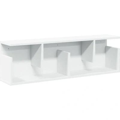 Image of vidaXL Wall Cabinet 100x20x30 cm White Engineered Wood