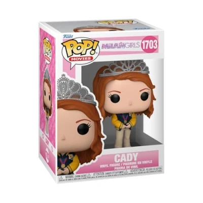 Image of Funko Pop! Movies: Mean Girls Cady Heron Keychain Novelty Keyring Collectable Mini Figure Stocking Filler Gift Idea Official Merchandise Movies Fans Backpack Decor