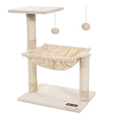 Image of FEANDREA Cats Climb Tree Steady Cat with Plush and Soft Hammock PCT82M