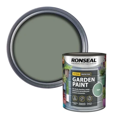 Image of Ronseal Garden Paint Sage 750ml