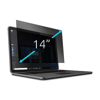 Image of Kensington Laptop Privacy Screen Filter, 2 Way Removable Protector for 14&quot; 16:9 Laptops/Tablets, Anti Glare Coating, Reversible Cover with Blue Light Reduction to Prevent Eye Strain (628333)