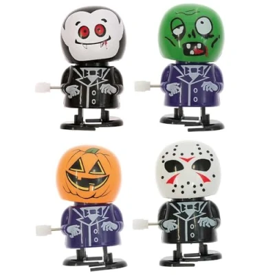 Image of Halloween Monsters Walking Wind Up Toy Single Mini Gift Cracker Filler