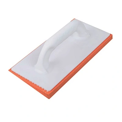 Image of Connex COX781343 Plastic Rubbing Board with Sponge Rubber Layer, White/Orange, 14 x 28 cm