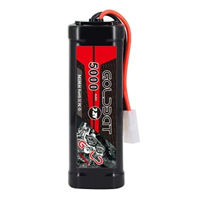 Image of GOLDBAT 7.2V 5000mAh RC NiMH Battery with Tamiya Plug for Car Truck Associated HPI Losi Kyosho Hobby