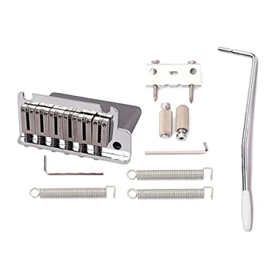 Image of Electric Guitar Bridge Tremolo System Set With Whammy For 6 String Tailpiece Replacement