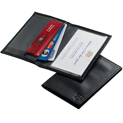 Image of Victorinox Black Leather Pouch for Swiss Card