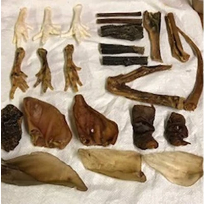 Image of Grehge atural Selection Of Dog Chews Pheasant Wild Boar Beef Goose Pork
