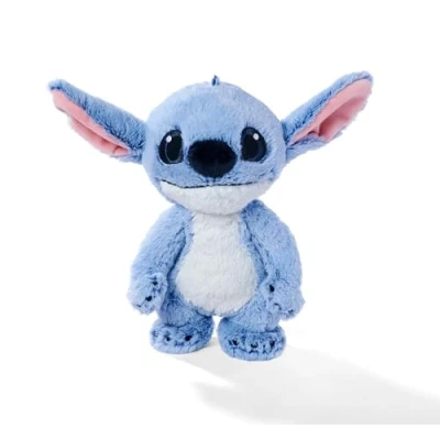 Image of Simba Official Movie Stitch crash lands, standing 25cm a plush to snuggle, play, collect. Soft, cuddly, cute little friend