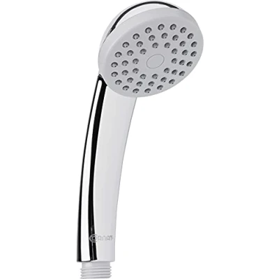 Image of Cornat Amarela TECB3472 Hand Held Shower Head 67 mm Diameter Chrome Plated 1 Jet Type Anti Limescale &amp; Water Saving Insert/Shower for Showers Baths