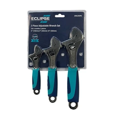 Image of Eclipse Professional Tools SFADJW3PS 3 Piece Adjustable Wrench Set