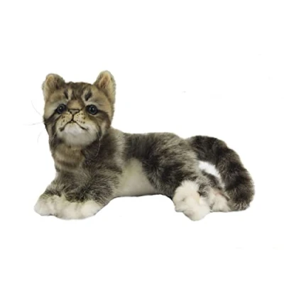 Image of Hansa 7978 Cat Grey Cuddly 20cm
