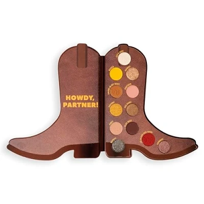 Image of Revolution, Disney&#039;s Toy Story x Revolution Woody Boot Palette, Eight Pan Eyeshadow Vegan &amp; Cruelty Free