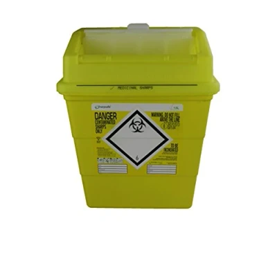 Image of Frontier 41152430 Medical Sharps Disposal Bin/Box, 13 L