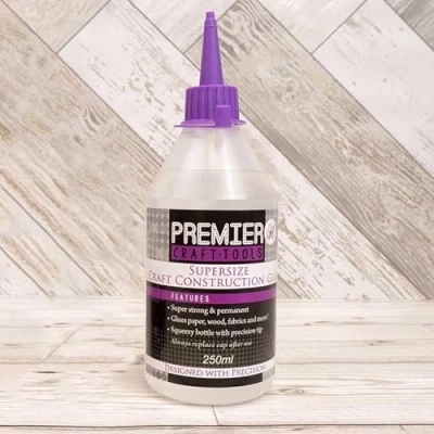 Image of Hunkydory Premier Craft Tools SUPERSIZE Clear Construction Glue 250ml