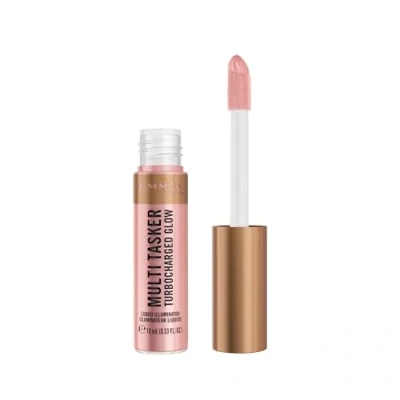 Image of Rimmel Multi Tasker Turbocharged Glow, 005 Iconic as Usual, Liquid Face Illuminator, Light Reflecting Pearls, Luminous, Healthy Vitamin C &amp; E, Vegan Formula, 10ml