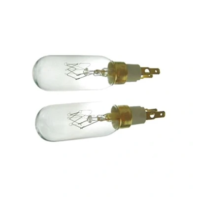 Image of Ufixt 2 x Fits American Style T Click 40W 240V Fridge Freezer Bulb Lamp