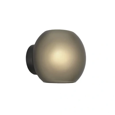 Image of Astro Luna Dark Smoke Frosted Wall Light