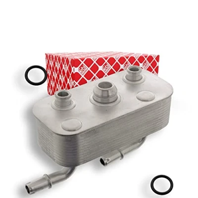 Image of 17221436258, 17227505826 Oil Cooler, automatic transmission FEBI BILSTEIN 100128