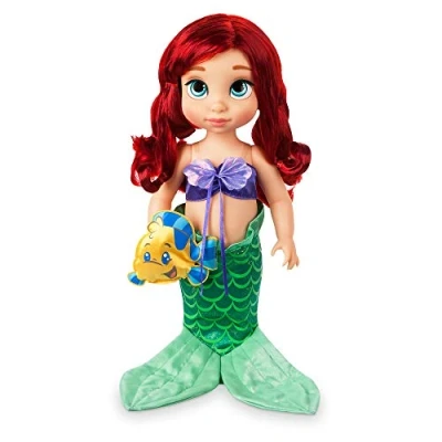 Image of Disney Store Official Ariel Doll Animator Collection, The Little Mermaid, 39cm/15, Realistic Rooted Hair &amp; Outfit, Collectible Toddler Suitable for Ages 3+