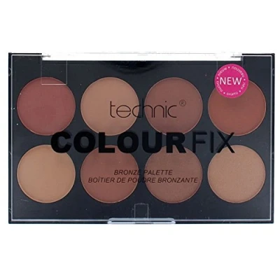 Image of Technic Colour Fix Pressed Powder Bronze Palette Bronzing Powders Contouring