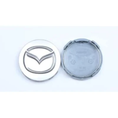 Image of QSLLLY 4 Pcs Car Hub Centre Caps for Mazda MX5 60mm Wheel Center Cover Badge Hubcaps Rim Decoration Emblem Accessories Rims,A