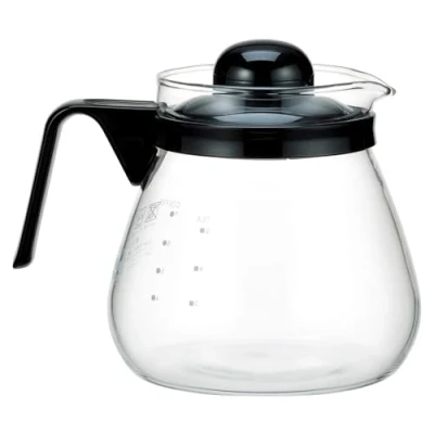 Image of Space Home Microwave Jug Glass Coffee Server Carafe for Juice Tea Water with Lid Thermal Teapot Pot 1000 mL