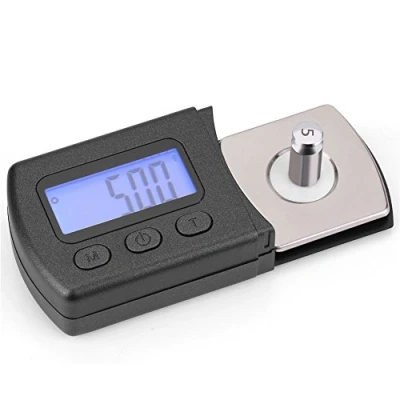Image of VBESTLIFE Stylus Tracking Force Gauge, LCD Digital Cartridge Gauge Scale 0.01g/5.00g for Tonearm Phono