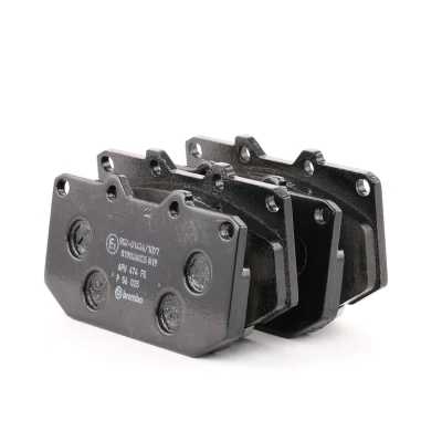 Image of 0446552360, 4106004U90, 4106030P91, 4106030P93, 4106037P90 Brake pad set BREMBO P 56 025 with acoustic wear warning without accessories