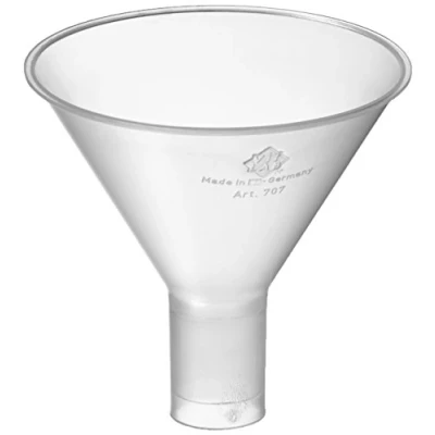 Image of neoLab E 1660 powder funnel, polypropylene, 65 mm diameter, 16 spout diameter
