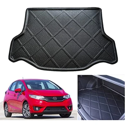 Image of Car Boot Mat Liner Cargo Cover Trunk Tray Floor for Jazz/Fit 2014 2015 2016 2017 2018 2019 2020 2021 2022 2023