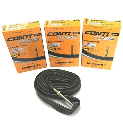 Image of Continental Race 28 700 x 20 25c Bike Inner Tubes Presta 60mm Long Valve