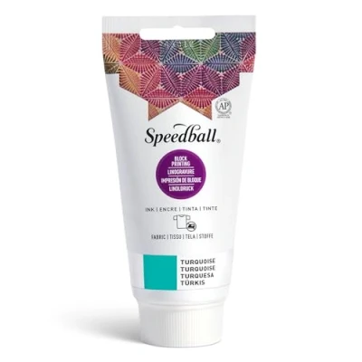 Image of Speedball Art Products Printing Ink, Other, Turquoise, 2.5 Ounce