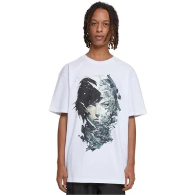 Image of Upscale by Mister Tee Puppet Master Heavy Oversize Print Tshirt, Men&#039;s, Size: XL, White