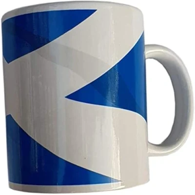 Image of thomas benacci Scotland Scottish Saltire Mug Cup Flag Ceramic Souvenir Gift