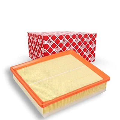 Image of 8200259359, 8200505566, 8671017051 Air filter FEBI BILSTEIN 107933 70mm 248mm 288mm Insert with pre RENAULT: MASTER 2 Kasten