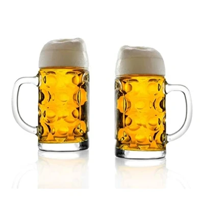Image of Stölzle Lausitz Set of 2 Beer Mugs Isar Stölzle, 1 Litre