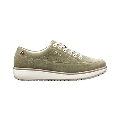 Image of JOYA Vancouver Light Green Womens Velour Leather Casual 5 UK