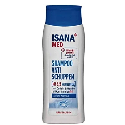 Image of ISANA MED Anti Dandruff Shampoo pH 5.5 Skin Neutral Silicone &amp; Soap 200 ml