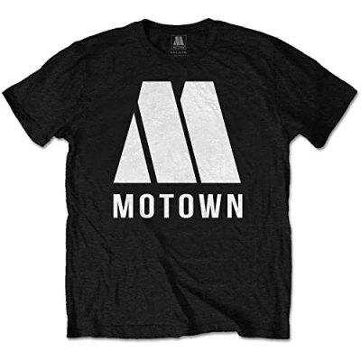 Image of Rockoff Trade Men&#039;s Motown M Logo T Shirt, Black, Large
