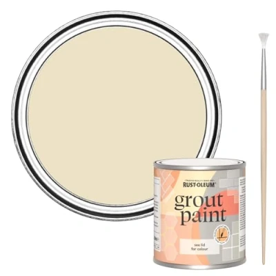 Image of Rust Oleum Beige Ultra Durable Grout Paint Featherstone 250ml